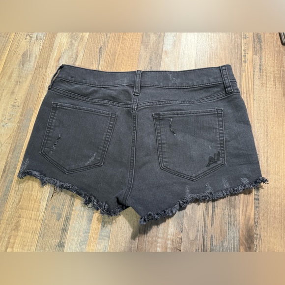 Black express jean shorts - Picture 4 of 5